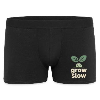Poussez lentement – Germes de plante - Boxer Homme - noir - Devant