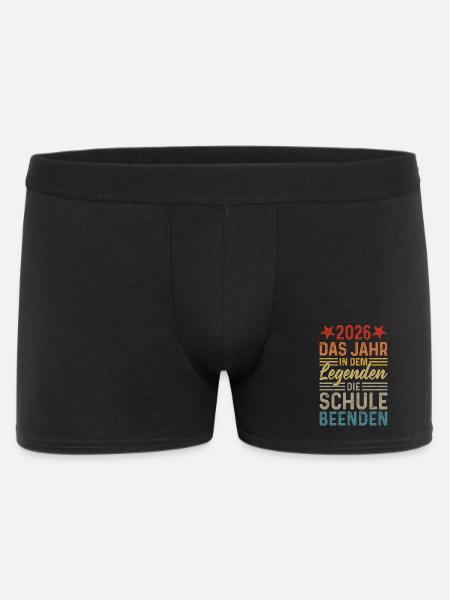 2026 The Year Legends Finish School - Men's Boxer Shorts - black