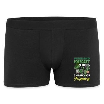 Cadeaux pour les jardins et les amoureux des plantes - Boxer Homme - noir - Devant