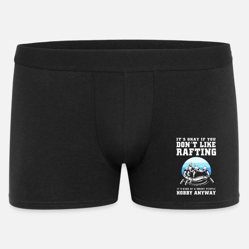 Rafting Kajakfahren Kajak Paddelboot - Männer Boxer Shorts - Schwarz