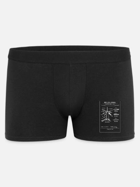 Multi-Tool Blueprint Patent Art - Men's Boxer Shorts - black