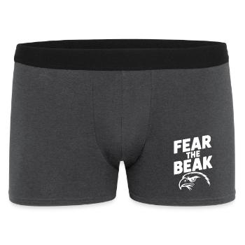 Fear the Beak - Men's Boxer Shorts - charcoal grey - Front
