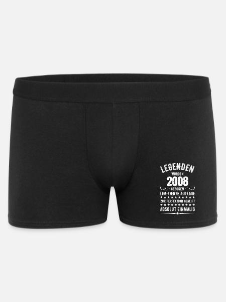 Limited Edition 2007 18th Birthday Gift - Men's Boxer Shorts - black