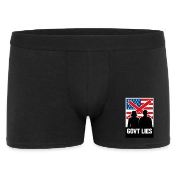 Govt Lies - Men's Boxer Shorts - black - Front