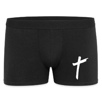 Jesus Cross - Men's Boxer Shorts - black - Front