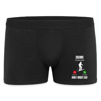 Skimo Is Calling - Men's Boxer Shorts - black - Front