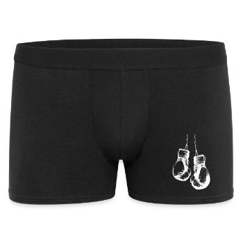 Boxing Gloves in White Design Boxing Club Boxer - Men's Boxer Shorts - black - Front