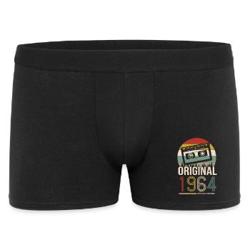 1964 Geburtstag 1964 Jahrgang 1964 Geburtstag - Männer Boxer Shorts - Schwarz - Vorne