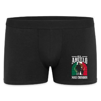 Mexiko Stolz & Heimat Mexikaner Mexico Flagge - Männer Boxer Shorts - Schwarz - Vorne