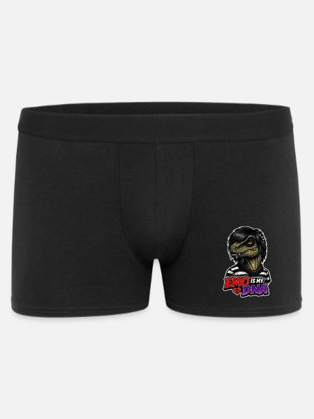 Emo-dinosaurier, Trauriger Dino, Emotionaler - Männer Boxer Shorts - Schwarz