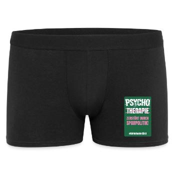 PSYCHO_05 - Männer Boxer Shorts - Schwarz - Vorne
