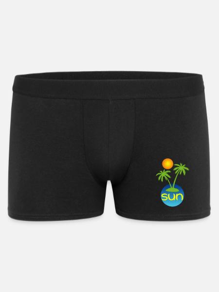 Paradise in the sun - Men's Boxer Shorts - black