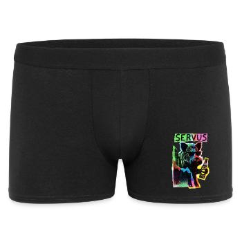 Cool Alpine Wild Boar - Men's Boxer Shorts - black - Front