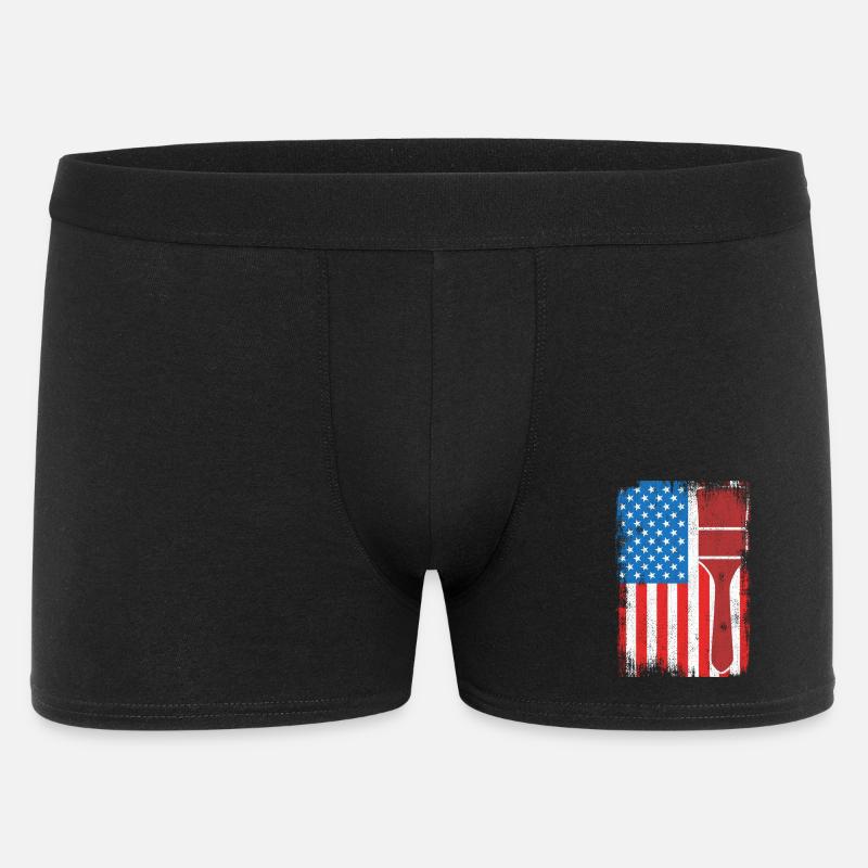 Pittore patriottico statunitense - Boxer da uomo - nero