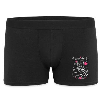 Bride Team Surprise Girlfriends EVJF Team Bride - Boxer Homme - noir - Devant