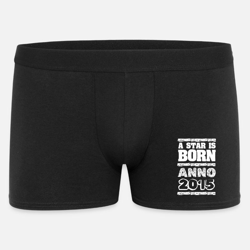 Jahr 2015 - Männer Boxer Shorts - Schwarz
