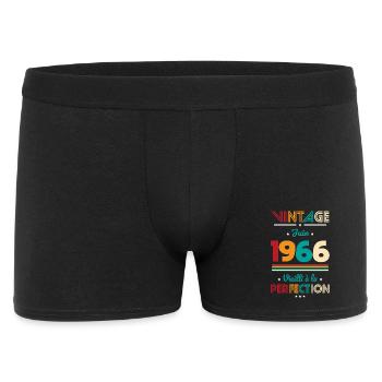 Anniversaire 60 ans - Vintage - Juin 1966 - Boxer Homme - noir - Devant