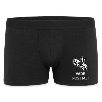 Vade Post Me ! (Croix / Bible / Religion / NEG 2C) - Boxer Homme - noir - Devant