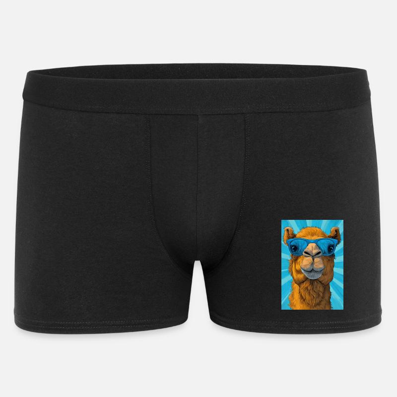 Kamel - Männer Boxer Shorts - Schwarz