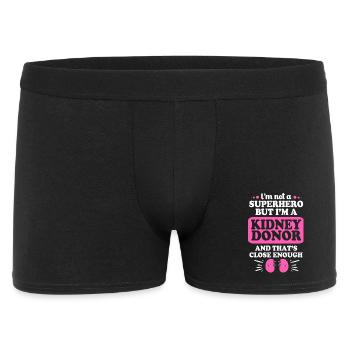 Nierenspender Spender Niere - Männer Boxer Shorts - Schwarz - Vorne