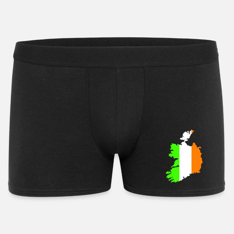 Irland Country - Männer Boxer Shorts - Schwarz