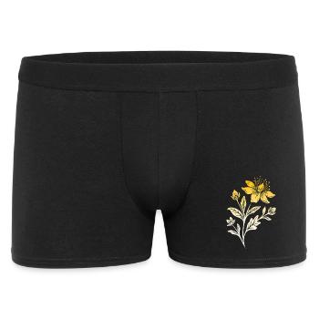 Millepertuis pour la litha de la Saint-Jean - Boxer Homme - noir - Devant