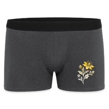 Millepertuis pour la litha de la Saint-Jean - Boxer Homme - charbon - Devant