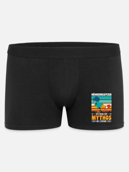 Hühnerflüsterer Huhn Hühnerhalter Hühner - Männer Boxer Shorts - Schwarz