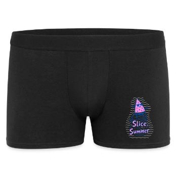 Scheibe Sommer-Wassermelonen-Surf-Doodle - Männer Boxer Shorts - Schwarz - Vorne