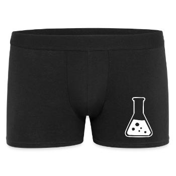 Reagenzglas Chemie Chemiker Geschenk - Männer Boxer Shorts - Schwarz - Vorne