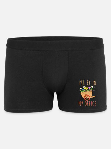 Botaniker - Männer Boxer Shorts - Schwarz