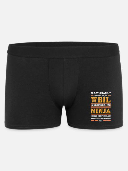 Ergotherapeut Multitasking Ninja - Männer Boxer Shorts - Schwarz