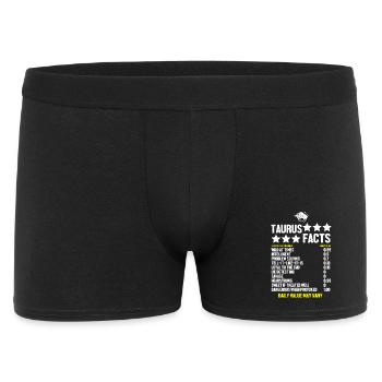 Signe du zodiaque Taureau - Boxer Homme - noir - Devant