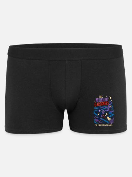 Mysteriöse Mitternachtsgärtner - Männer Boxer Shorts - Schwarz