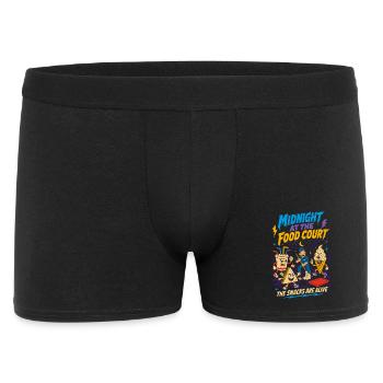 Midnight Food Court Vibrant Snacks - Men's Boxer Shorts - black - Front