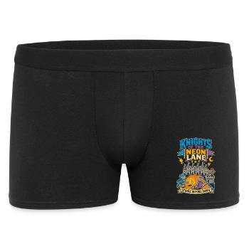 Knight Bowling Neon Lane - Men's Boxer Shorts - black - Front