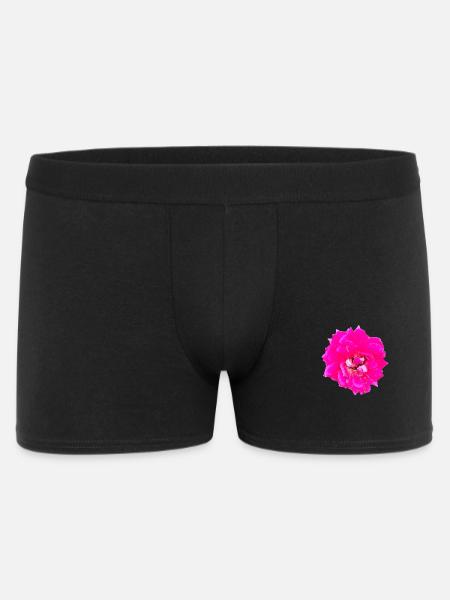 Pop Art Rose - Männer Boxer Shorts - Schwarz