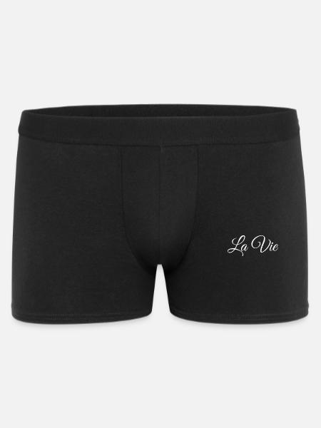 Collection "La Vie" – L’instant présent - Boxer Homme - noir