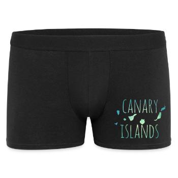 Canary Islands - Männer Boxer Shorts - Schwarz - Vorne