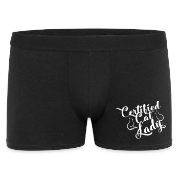 Cat Lady T Shirt - Men's Boxer Shorts - black - Front