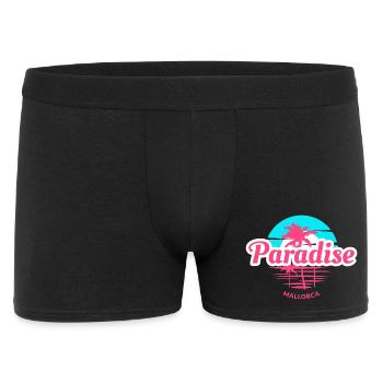 Mallorca Sunset Beach Vacation Shirt - Men's Boxer Shorts - black - Front