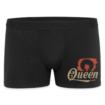 Queen Afro Silhouette - Men's Boxer Shorts - black - Front