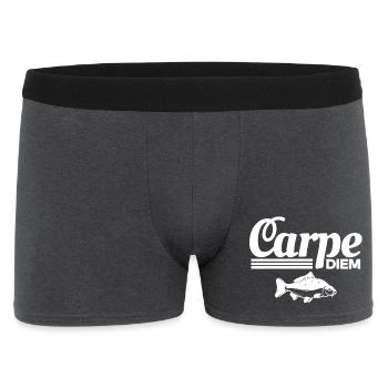 fishing, fisherman, fishing fan - Men's Boxer Shorts - charcoal grey - Front