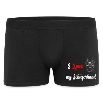 I love my German Shepherd - Men's Boxer Shorts - black - Front