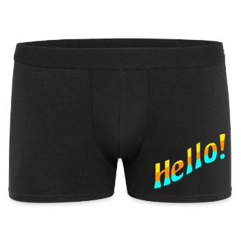 Hello! - Men's Boxer Shorts - black - Front
