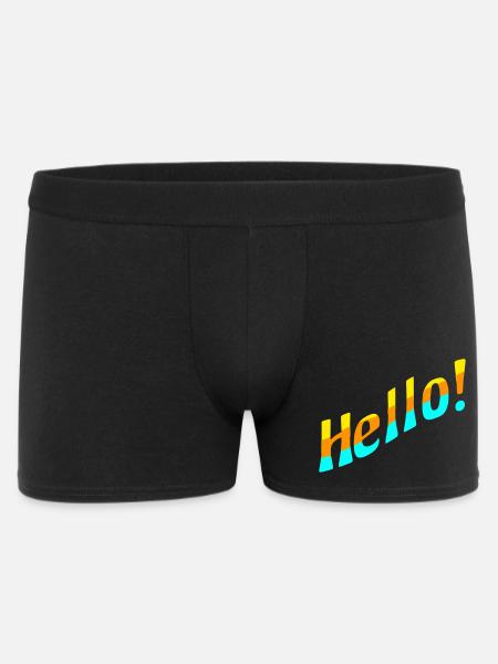 Hello! - Men's Boxer Shorts - black