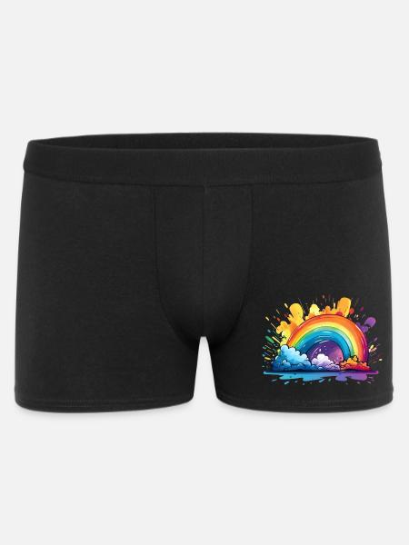 Votre arc-en-ciel - Boxer Homme - noir
