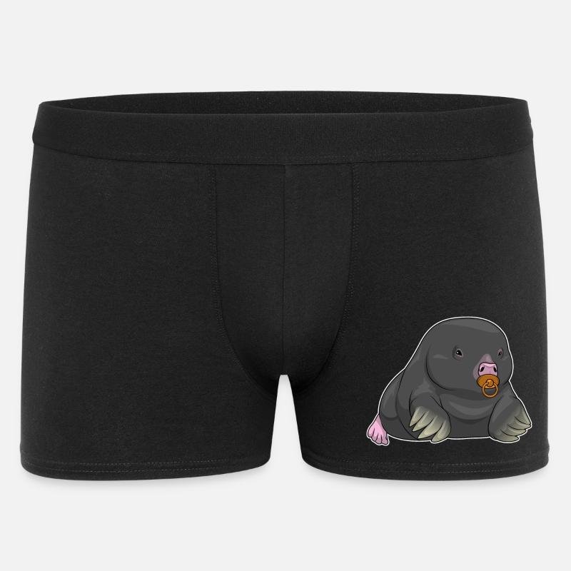 Maulwurf Schnuller - Männer Boxer Shorts - Schwarz