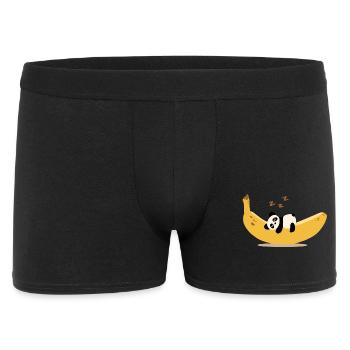 Panda bananier - Boxer Homme - noir - Devant