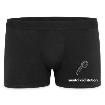 Mental Aid Station Discipline Recovery Mindset - Men's Boxer Shorts - black - Front